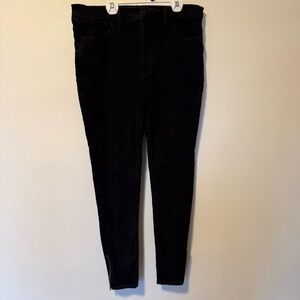 Madewell Roadtripper Black Skinny Jeans Ankle Length High Rise Womens Size 32